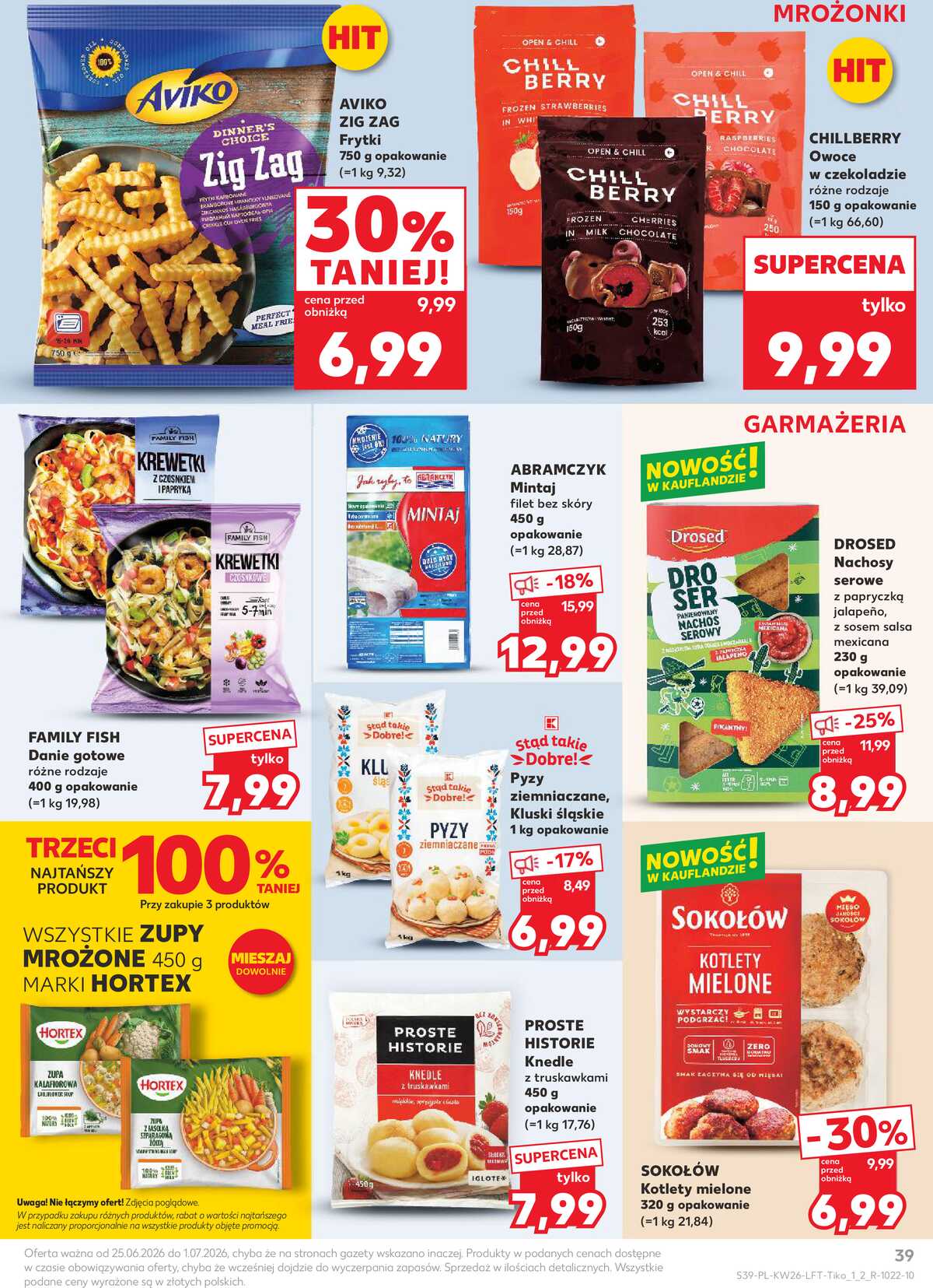 Leták Kaufland Polsko 25.6.-1.7.2026 - Týdenní zpravodaj strana 39