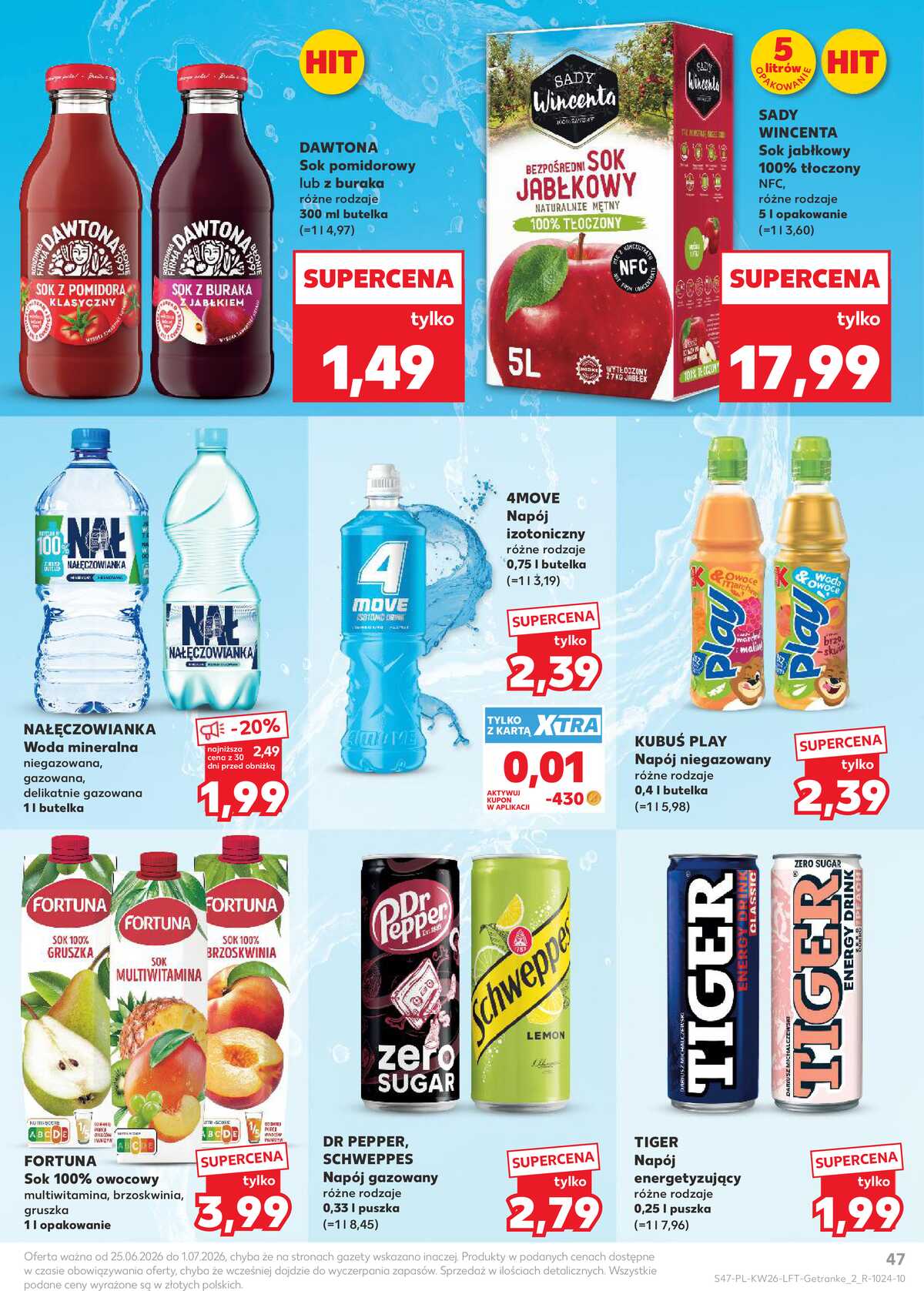 Leták Kaufland Polsko 25.6.-1.7.2026 - Týdenní zpravodaj strana 47