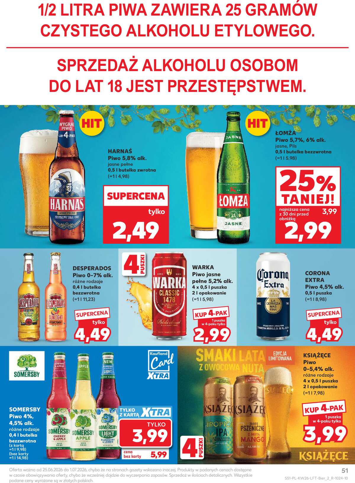 Leták Kaufland Polsko 25.6.-1.7.2026 - Týdenní zpravodaj strana 51
