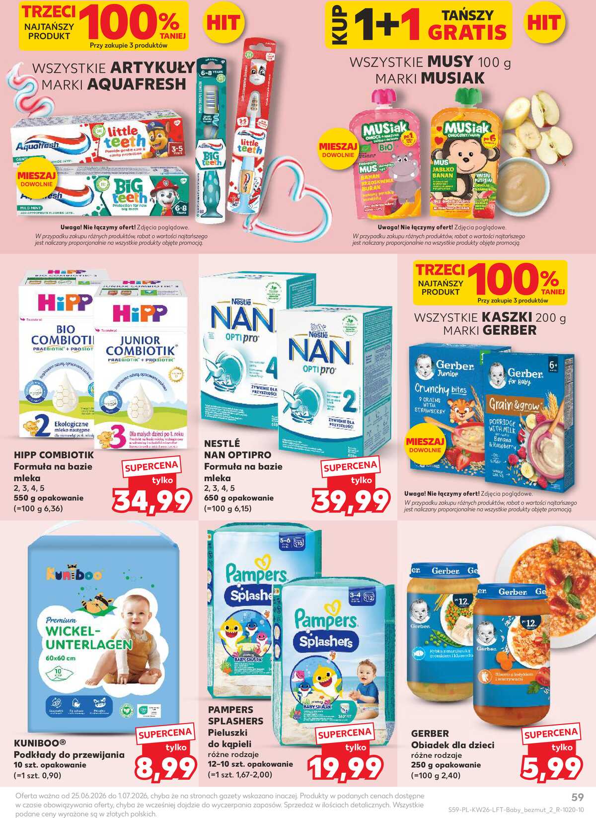 Leták Kaufland Polsko 25.6.-1.7.2026 - Týdenní zpravodaj strana 59