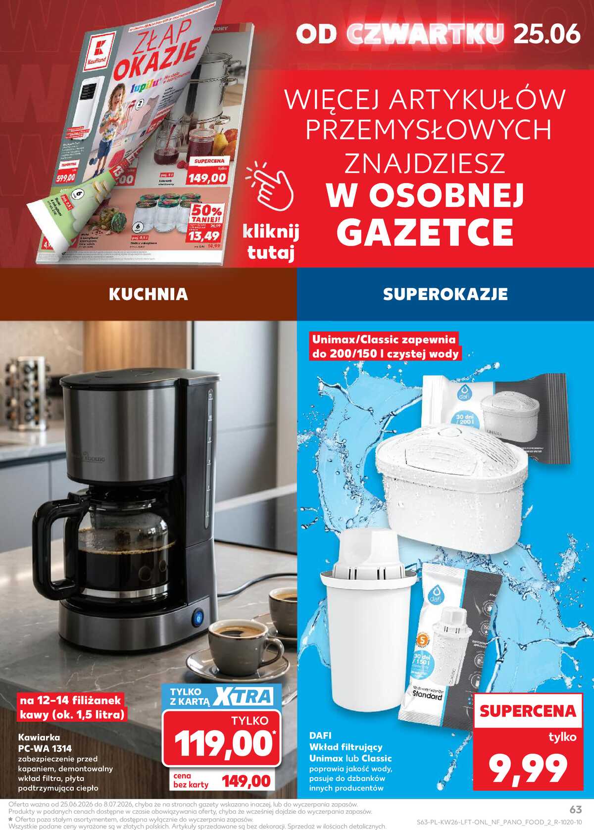 Leták Kaufland Polsko 25.6.-1.7.2026 - Týdenní zpravodaj strana 63