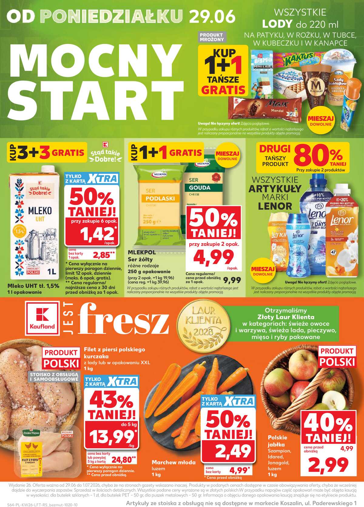 Leták Kaufland Polsko 25.6.-1.7.2026 - Týdenní zpravodaj strana 64