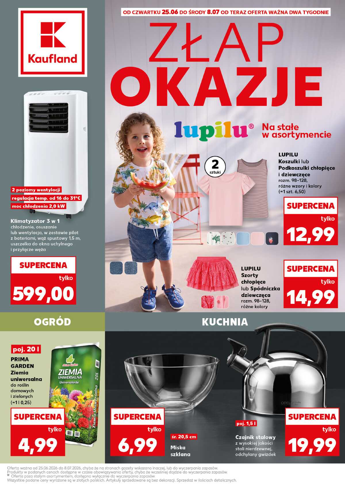 Leták Kaufland Polsko 25.6.-8.7.2026 strana 1