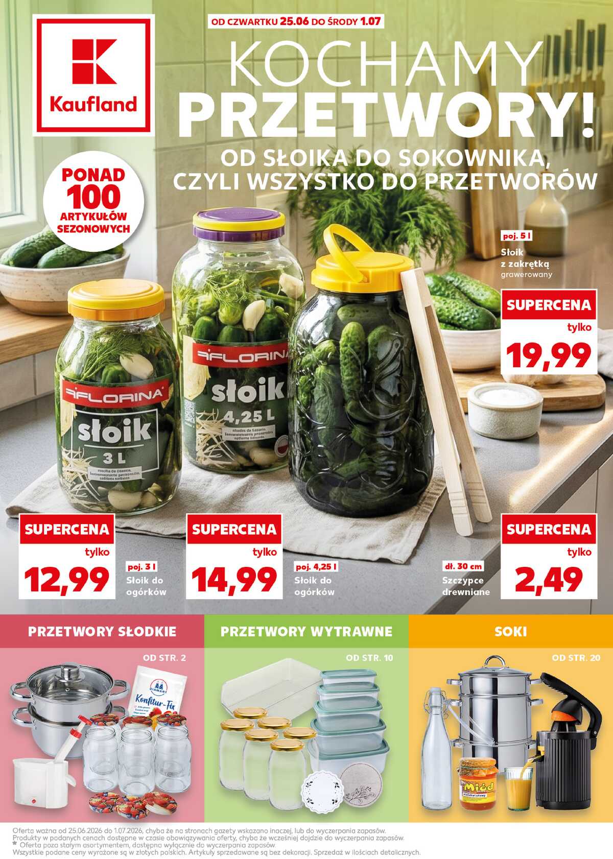 Leták Kaufland Polsko 25.6.-1.7.2026 strana 1
