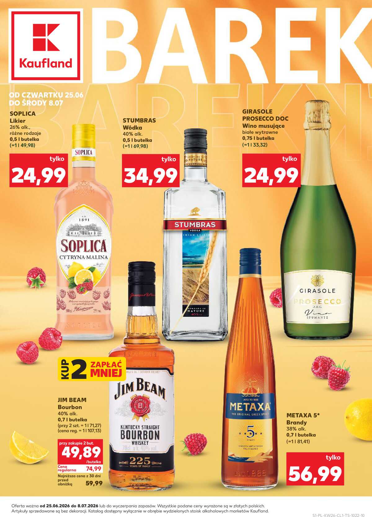 Leták Kaufland Polsko 25.6.-8.7.2026 - Bar v Kauflandu strana 1