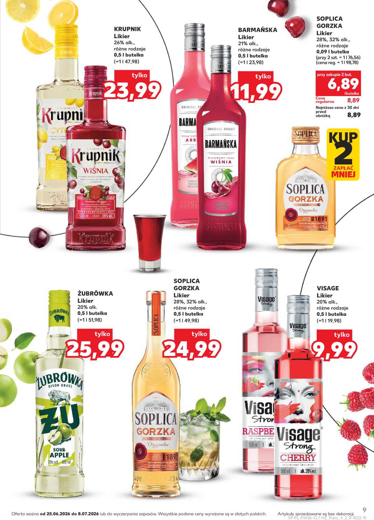 Leták Kaufland Polsko 25.6.-8.7.2026 - Bar v Kauflandu strana 9