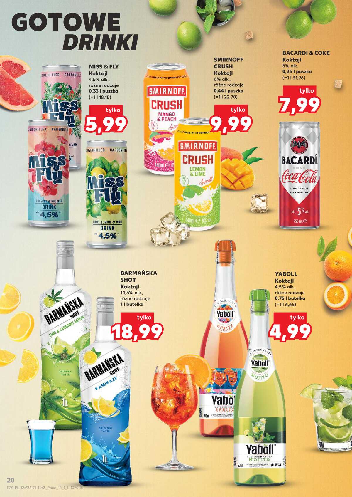 Leták Kaufland Polsko 25.6.-8.7.2026 - Bar v Kauflandu strana 20