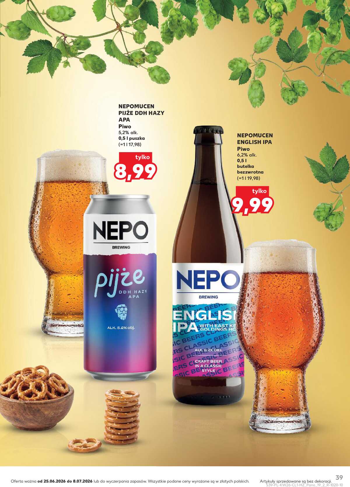 Leták Kaufland Polsko 25.6.-8.7.2026 - Bar v Kauflandu strana 39