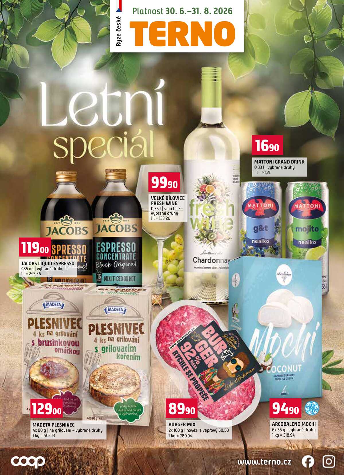 Terno Letní speciál od 30.6. do 31.8.2026 strana 1