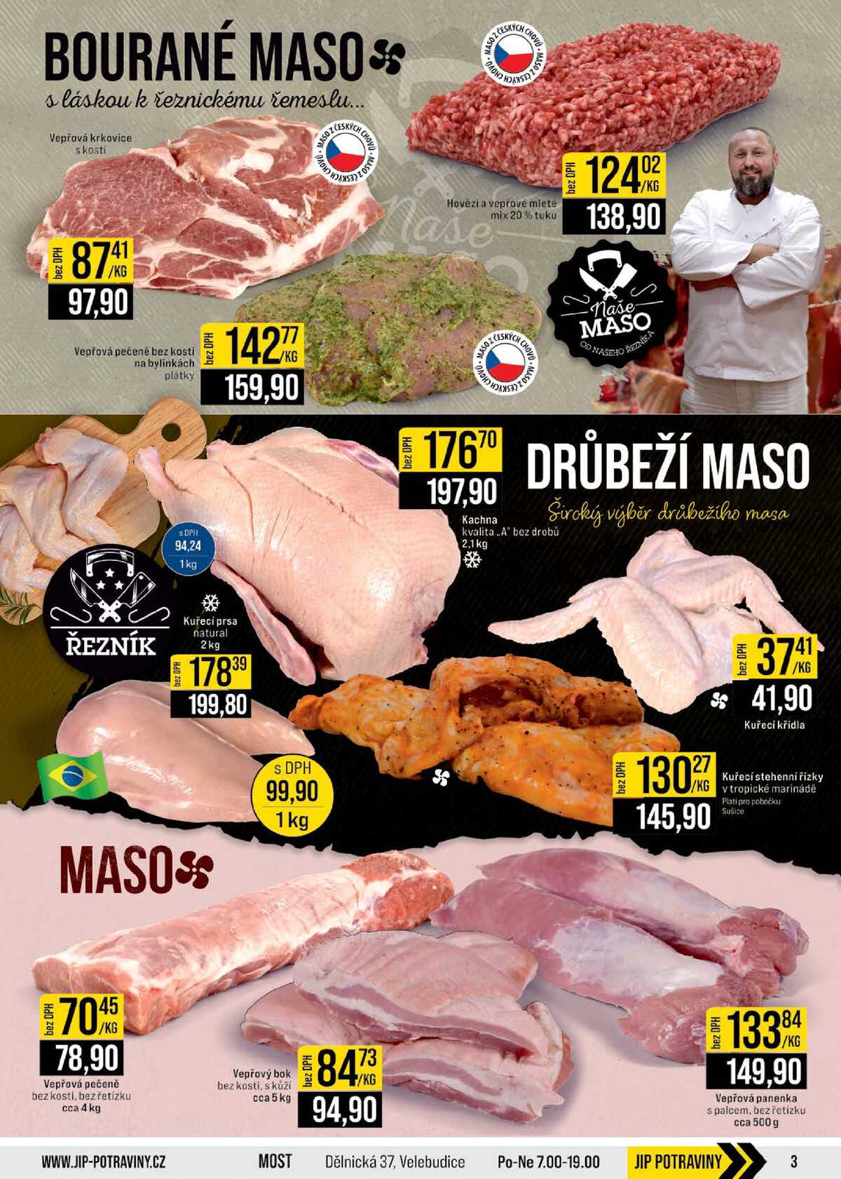JIP Cash & Carry Brno, Praha, Ostrava, Jilemnice, Pardubice, Ostrava, Karlovy Vary, Olomouc a Zlín od 24.6. do 30.6.2026 strana 3