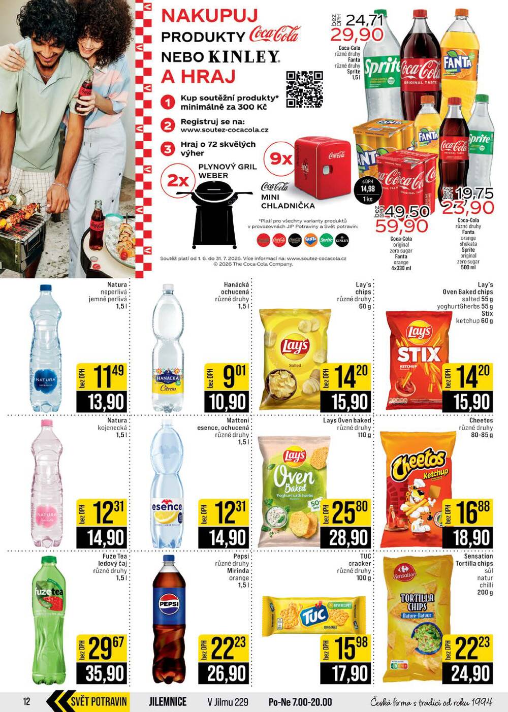 Leták JIP - JIP Cash & Carry Brno, Praha, Ostrava, Jilemnice, Pardubice, Ostrava, Karlovy Vary, Olomouc a Zlín od 24.6. do 30.6.2026 - strana 12