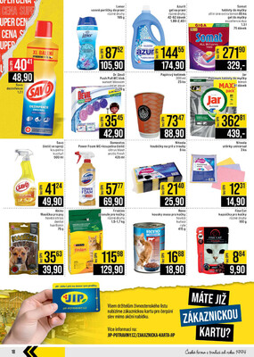 JIP Cash & Carry Brno, Praha, Ostrava, Jilemnice, Pardubice, Ostrava, Karlovy Vary, Olomouc a Zlín od 24.6. do 30.6.2026