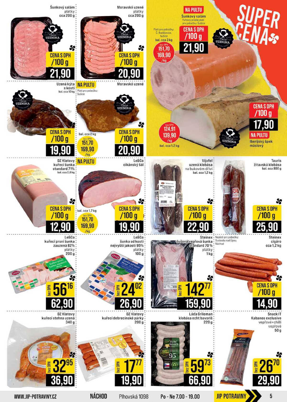 JIP Cash & Carry České Budějovice, Most, Náchod, Polička, Sušice a Svoboda nad Úpou od 24.6. do 30.6.2026 strana 5