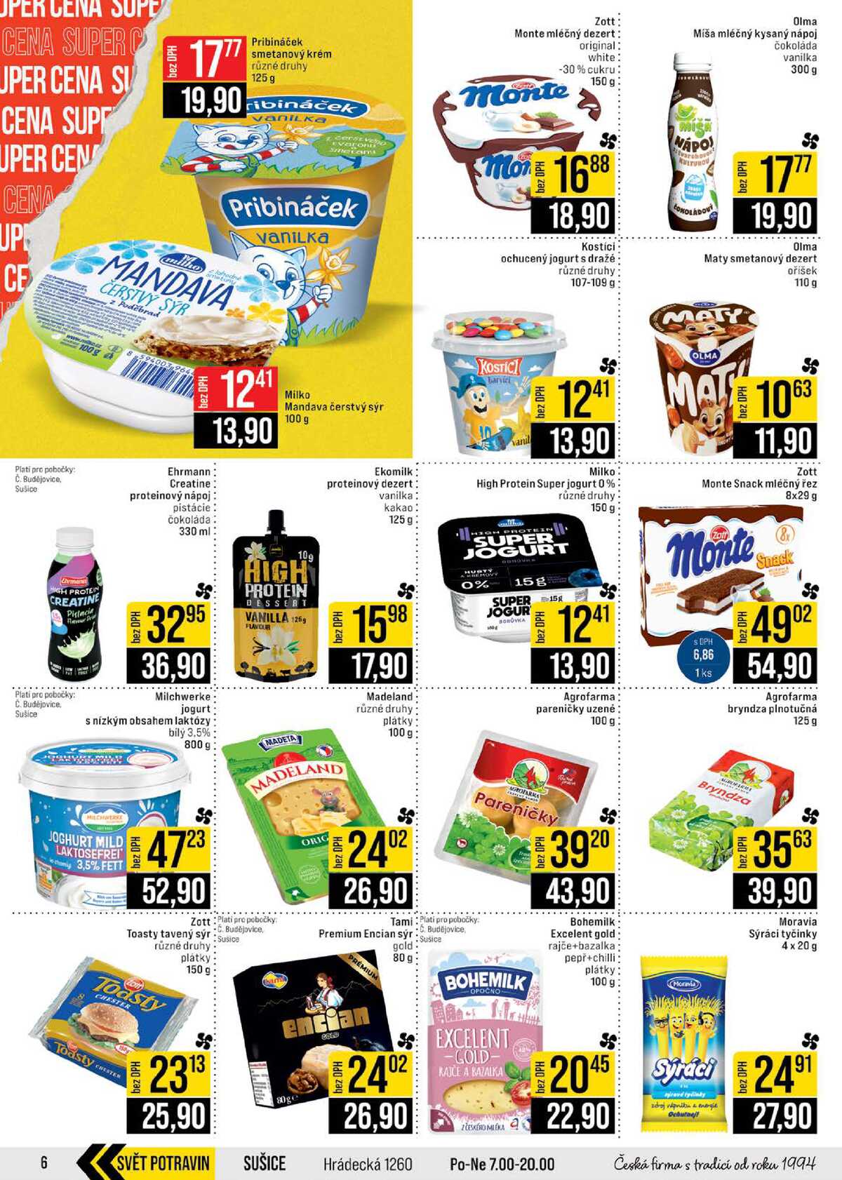 JIP Cash & Carry České Budějovice, Most, Náchod, Polička, Sušice a Svoboda nad Úpou od 24.6. do 30.6.2026 strana 6