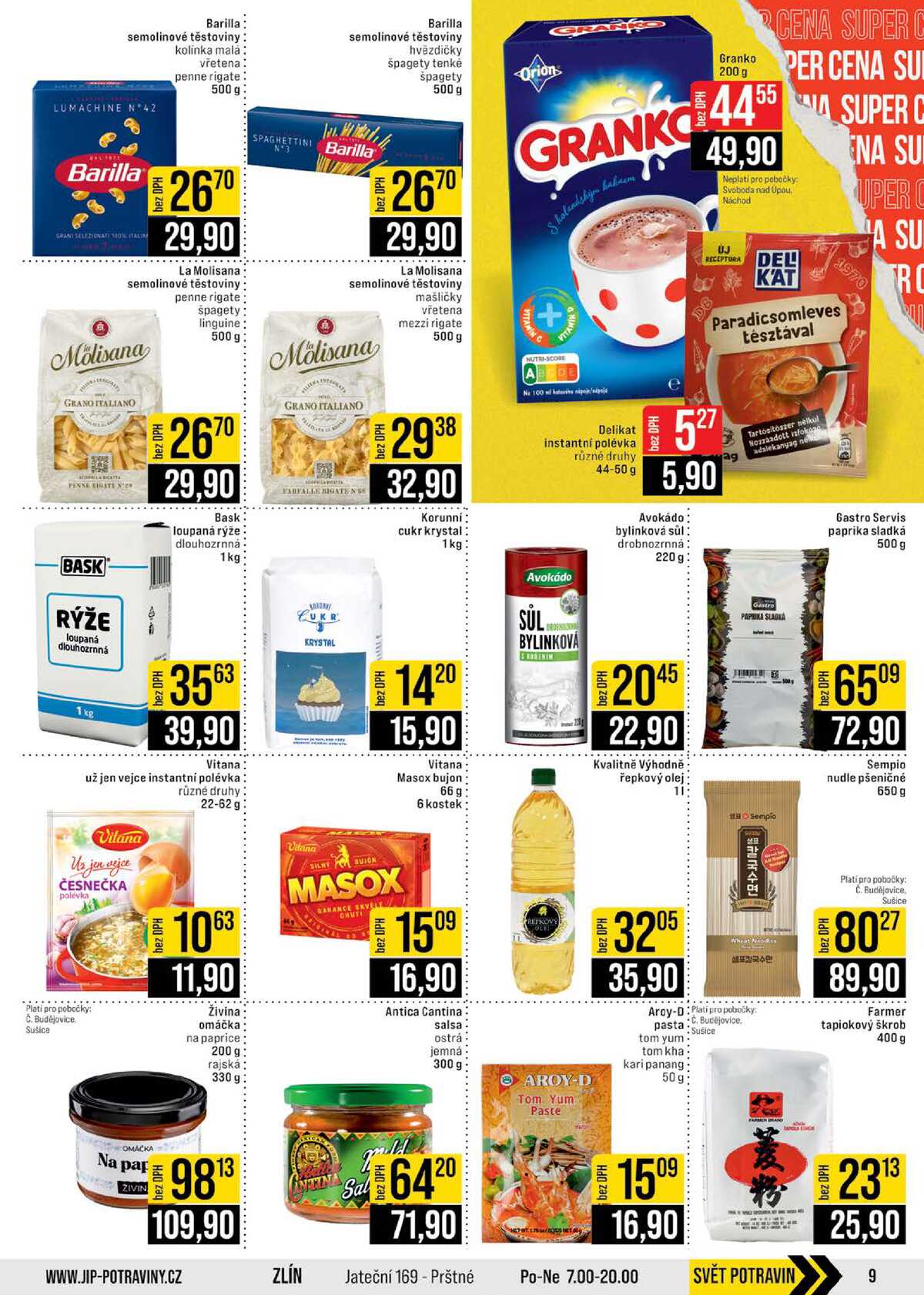 JIP Cash & Carry České Budějovice, Most, Náchod, Polička, Sušice a Svoboda nad Úpou od 24.6. do 30.6.2026 strana 9