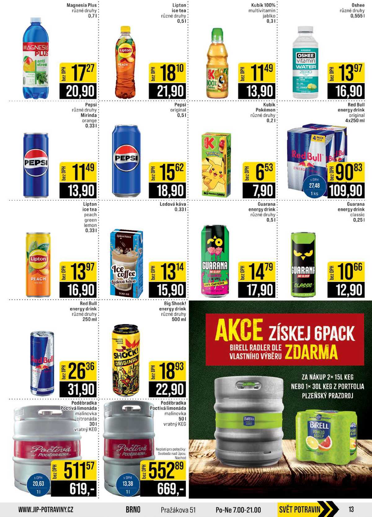JIP Cash & Carry České Budějovice, Most, Náchod, Polička, Sušice a Svoboda nad Úpou od 24.6. do 30.6.2026 strana 13