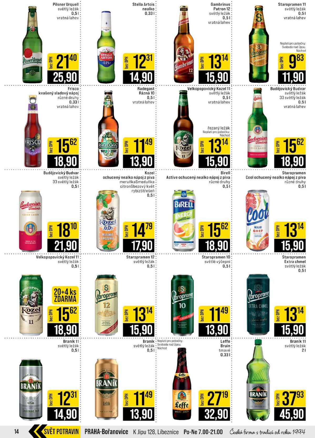JIP Cash & Carry České Budějovice, Most, Náchod, Polička, Sušice a Svoboda nad Úpou od 24.6. do 30.6.2026 strana 14