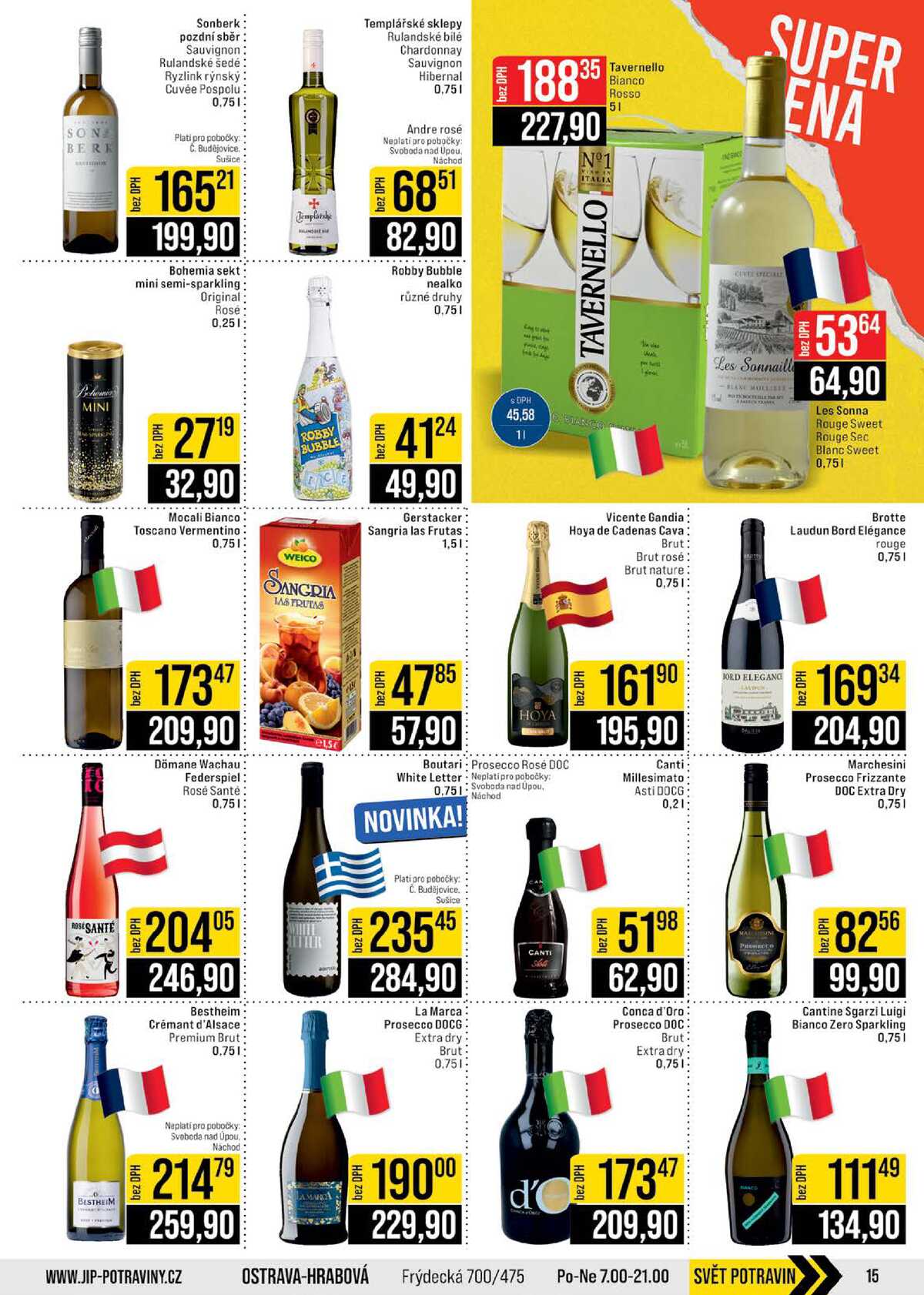 JIP Cash & Carry České Budějovice, Most, Náchod, Polička, Sušice a Svoboda nad Úpou od 24.6. do 30.6.2026 strana 15