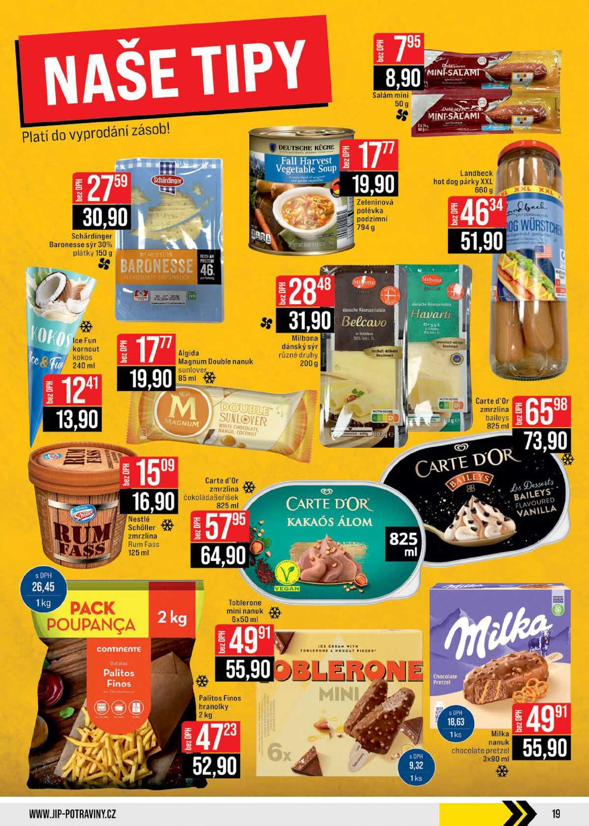 JIP Cash & Carry České Budějovice, Most, Náchod, Polička, Sušice a Svoboda nad Úpou od 24.6. do 30.6.2026 strana 19