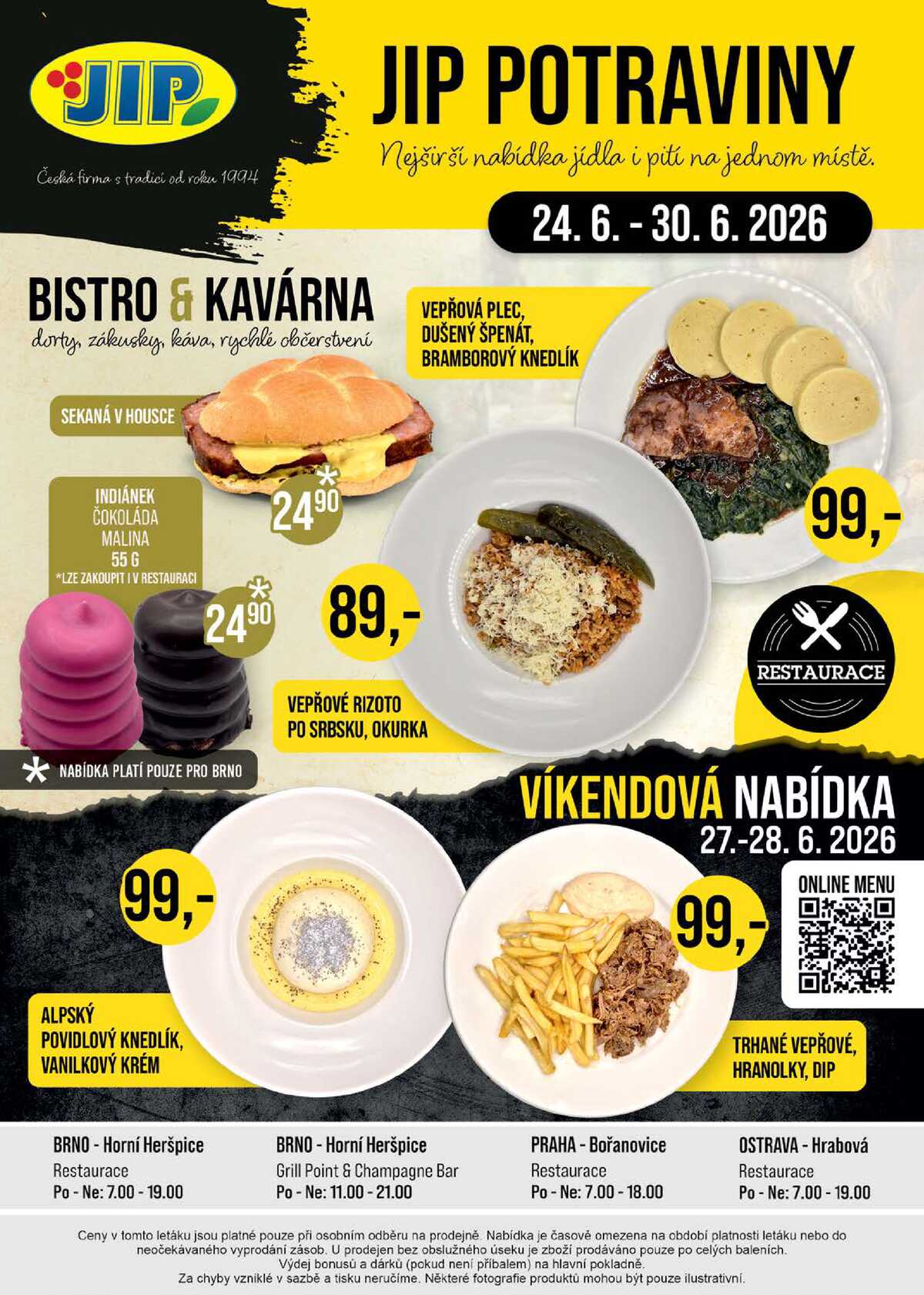 JIP Cash & Carry České Budějovice, Most, Náchod, Polička, Sušice a Svoboda nad Úpou od 24.6. do 30.6.2026 strana 20