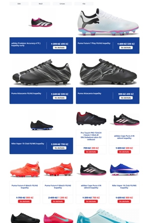 Intersport Kopačky a míče - 25. 6. 2026