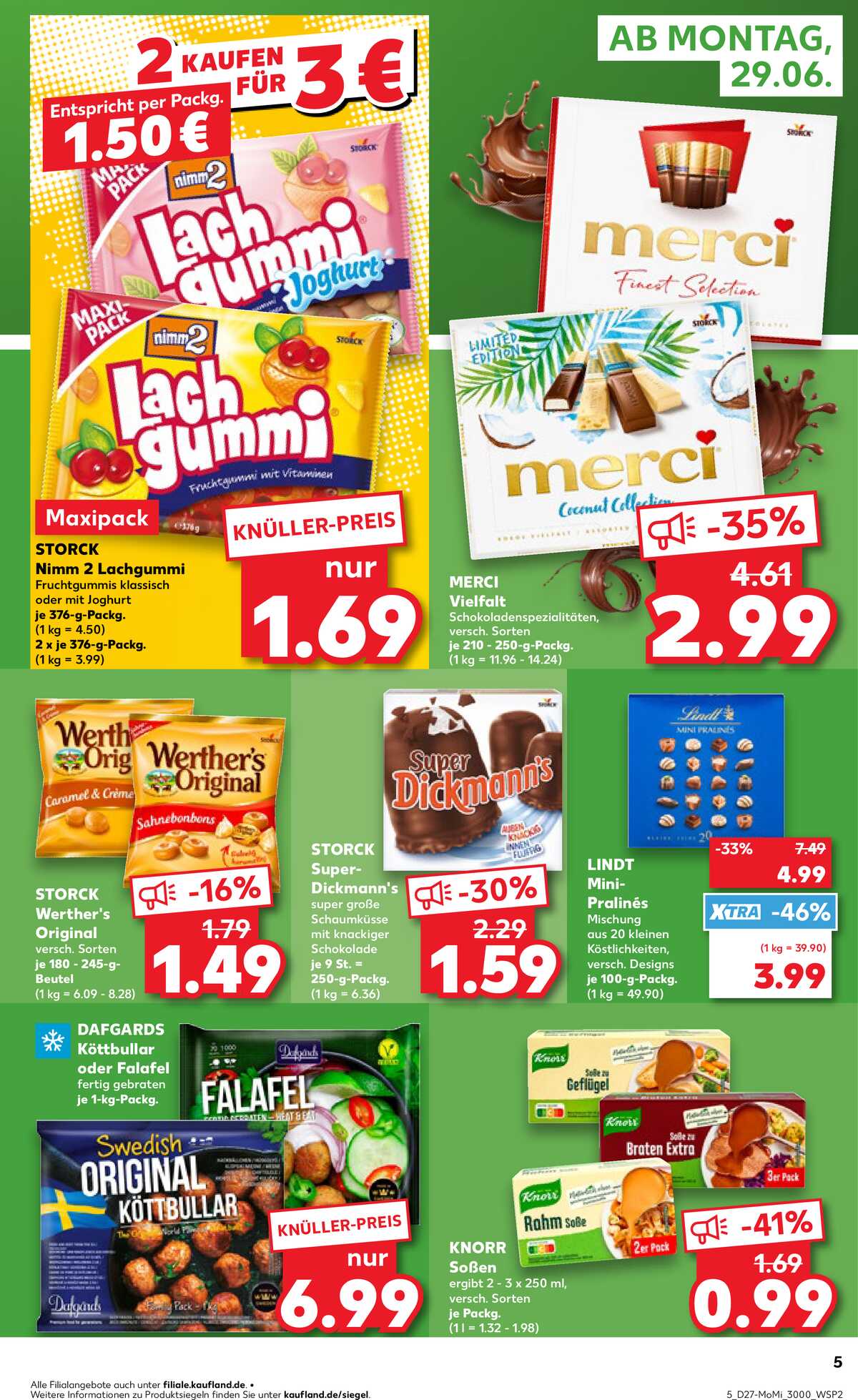 Leták Kaufland Německo 29.6.-1.7.2026 strana 5