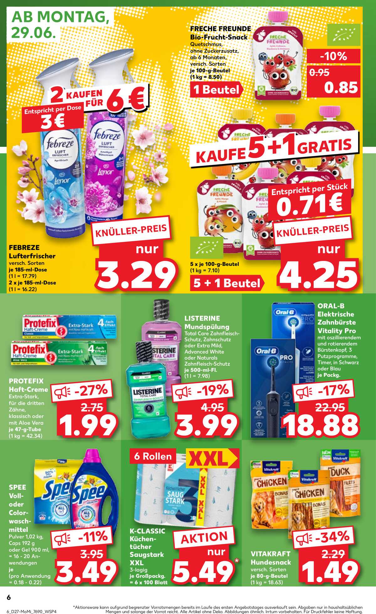 Leták Kaufland Německo 29.6.-1.7.2026 strana 6