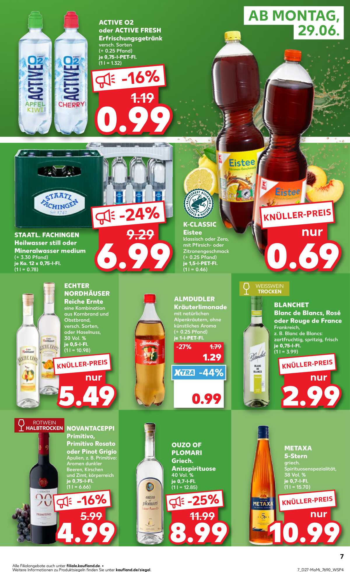 Leták Kaufland Německo 29.6.-1.7.2026 strana 7