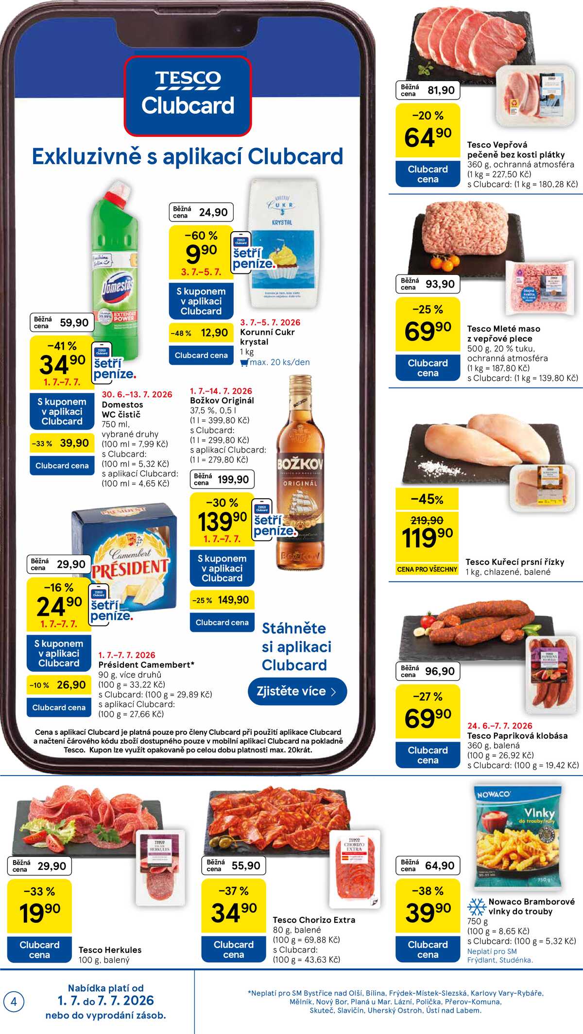Tesco supermarkety od 1.7. do 7.7.2026 strana 4