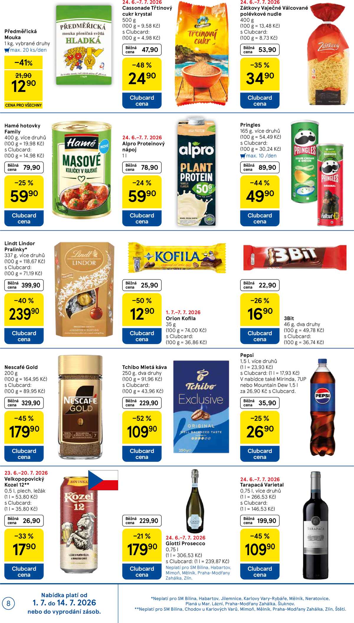 Tesco supermarkety od 1.7. do 7.7.2026 strana 8