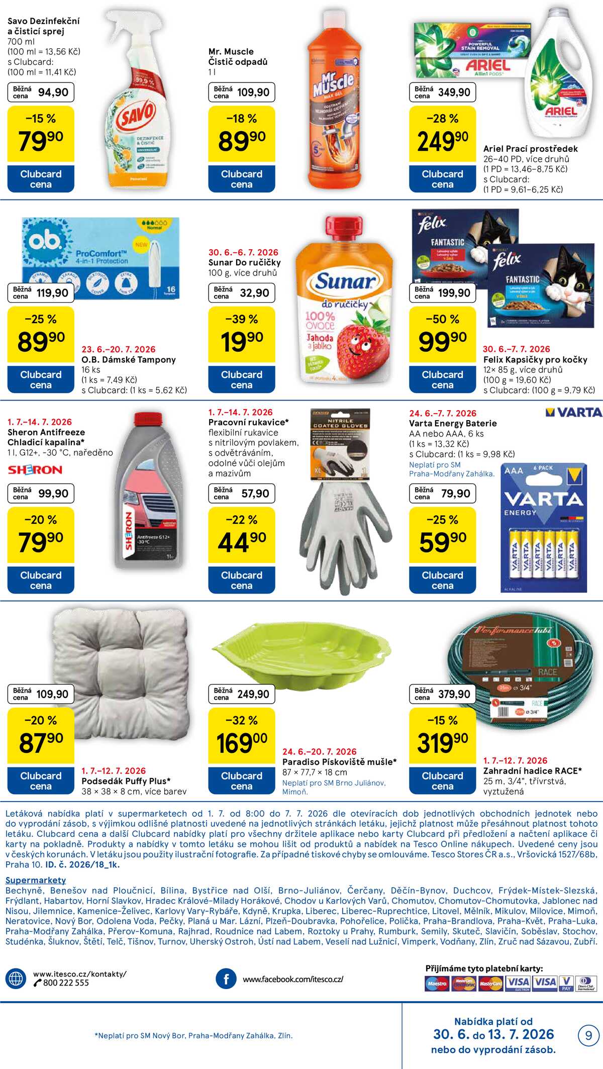 Tesco supermarkety od 1.7. do 7.7.2026 strana 9