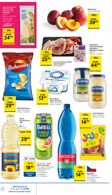 Tesco supermarkety od 1.7. do 7.7.2026