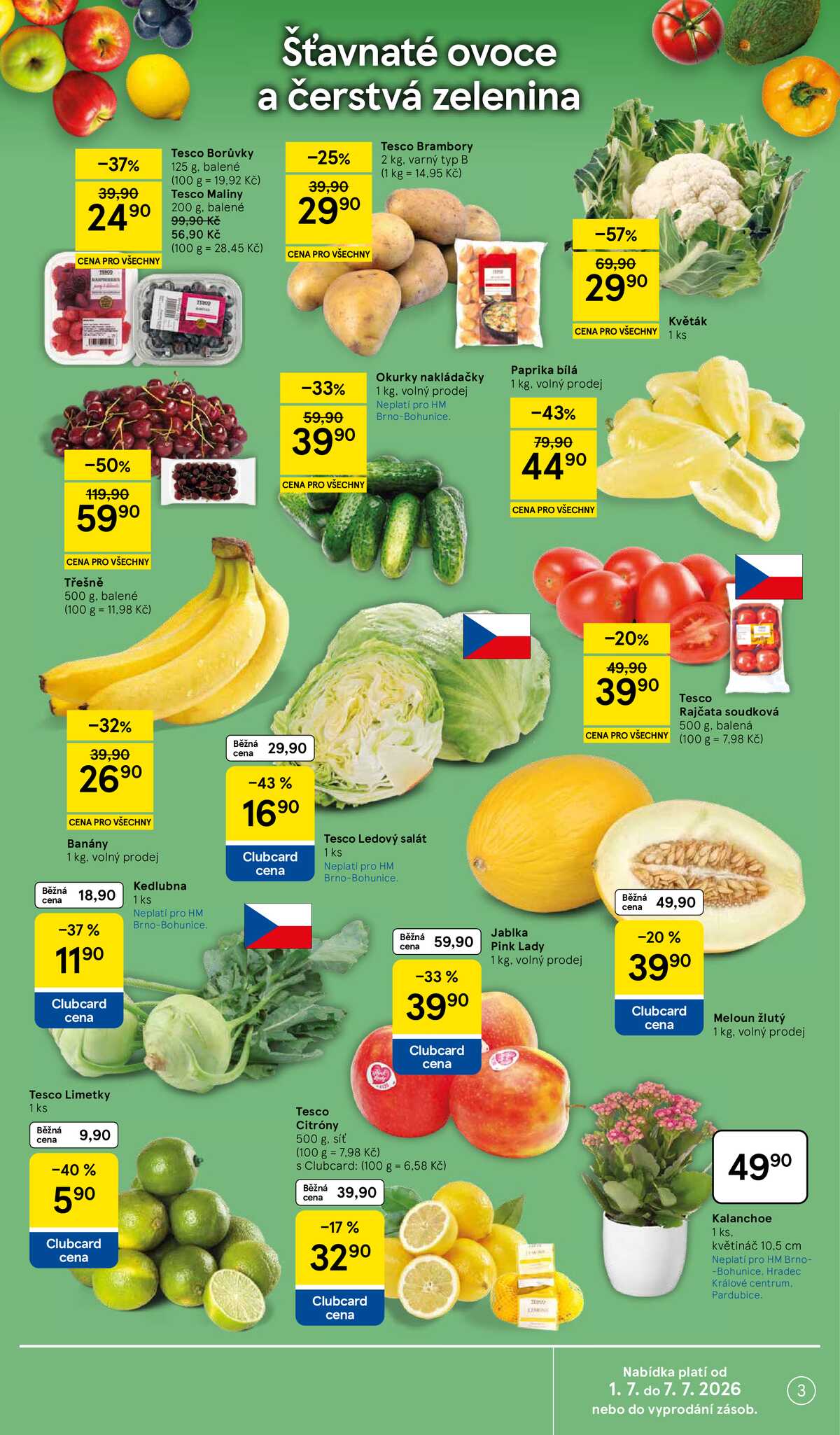 Tesco malé hypermarkety od 1.7. do 7.7.2026 strana 3