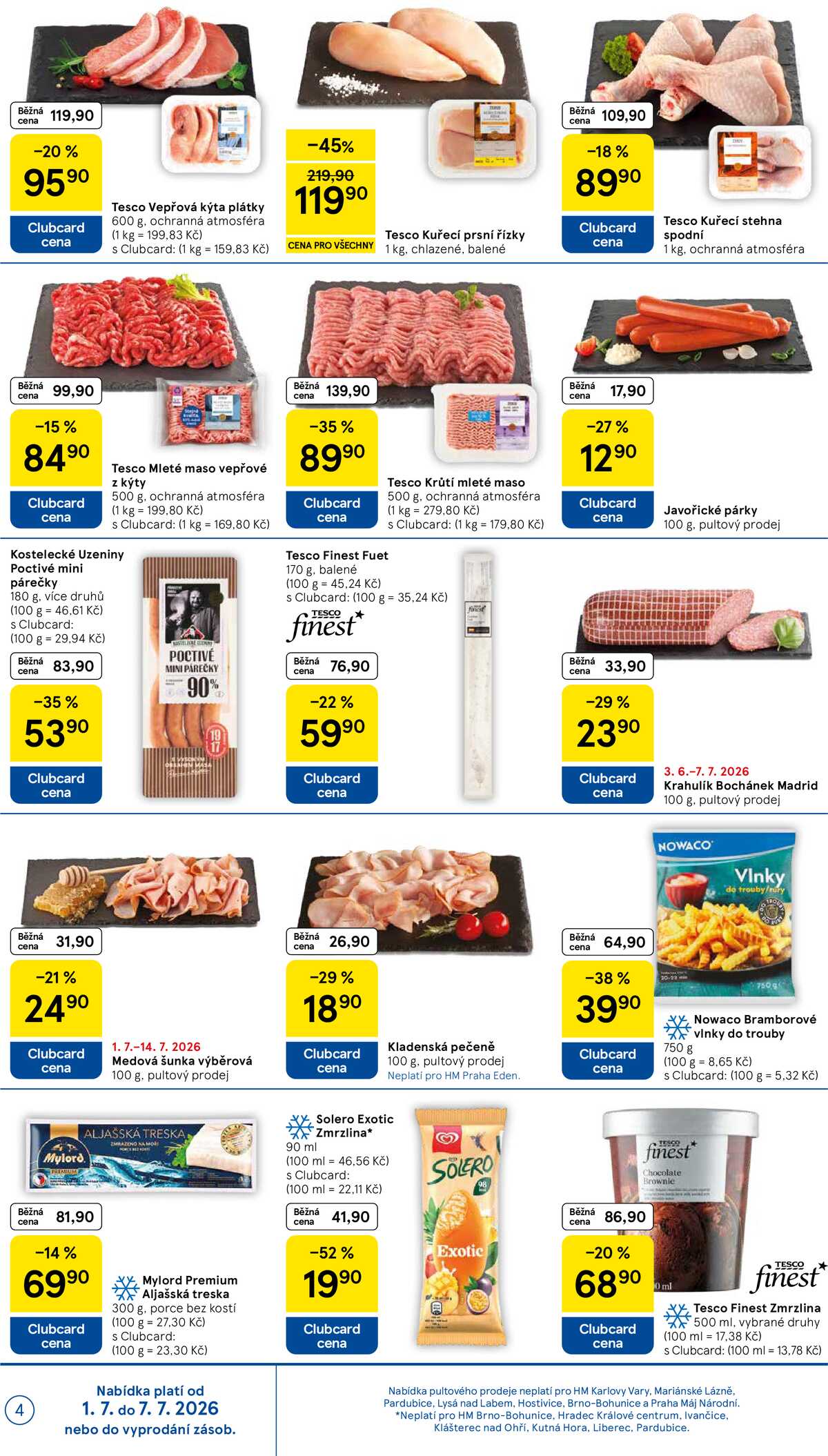 Tesco malé hypermarkety od 1.7. do 7.7.2026 strana 4