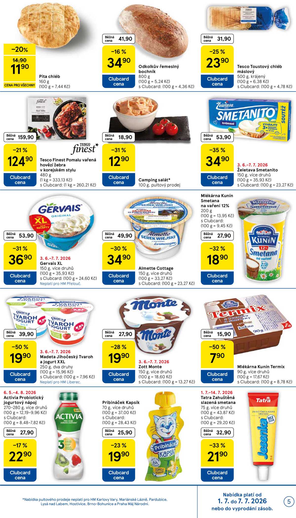 Tesco malé hypermarkety od 1.7. do 7.7.2026 strana 5