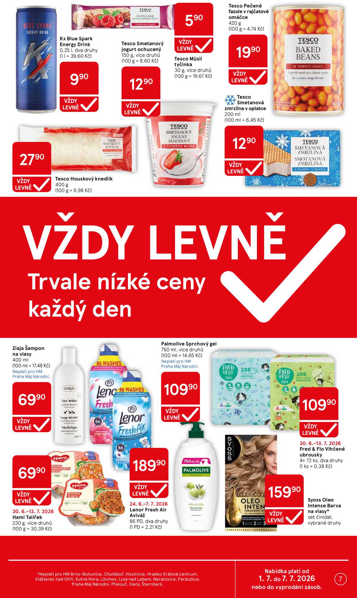 Tesco malé hypermarkety od 1.7. do 7.7.2026 strana 7