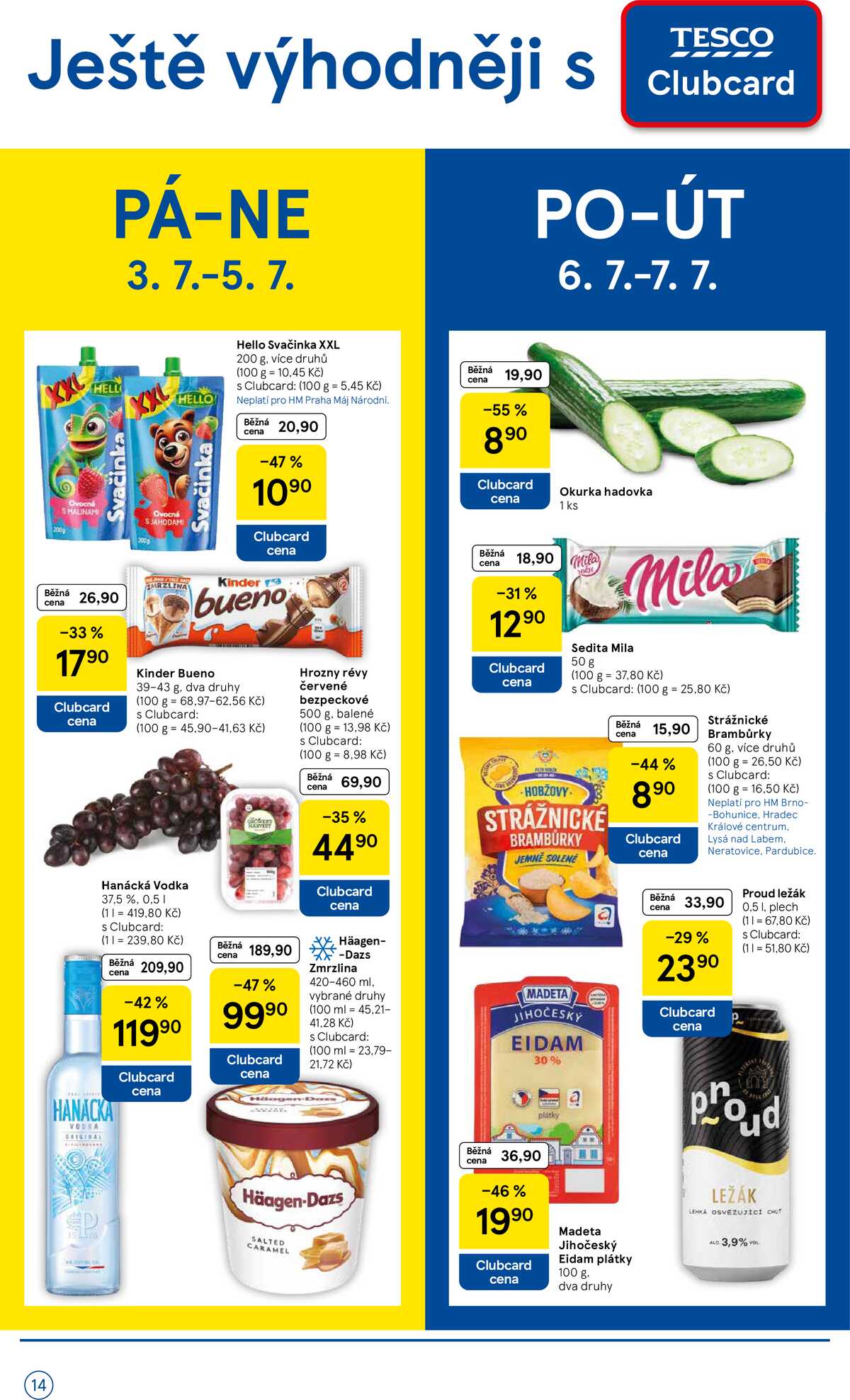 Tesco malé hypermarkety od 1.7. do 7.7.2026 strana 14