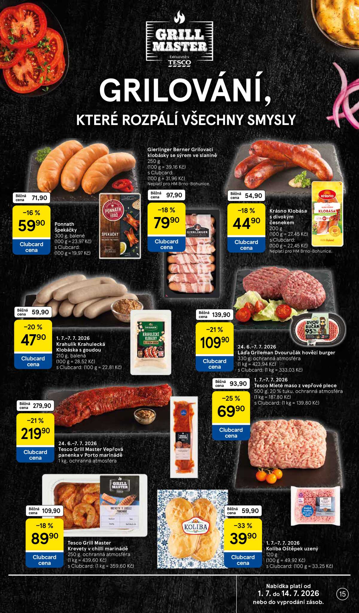 Tesco malé hypermarkety od 1.7. do 7.7.2026 strana 15