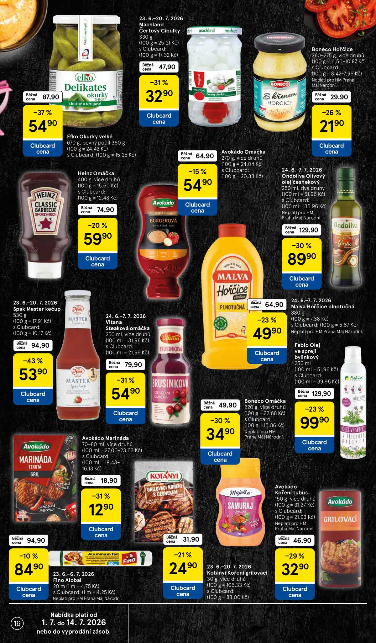 Tesco malé hypermarkety od 1.7. do 7.7.2026 strana 16