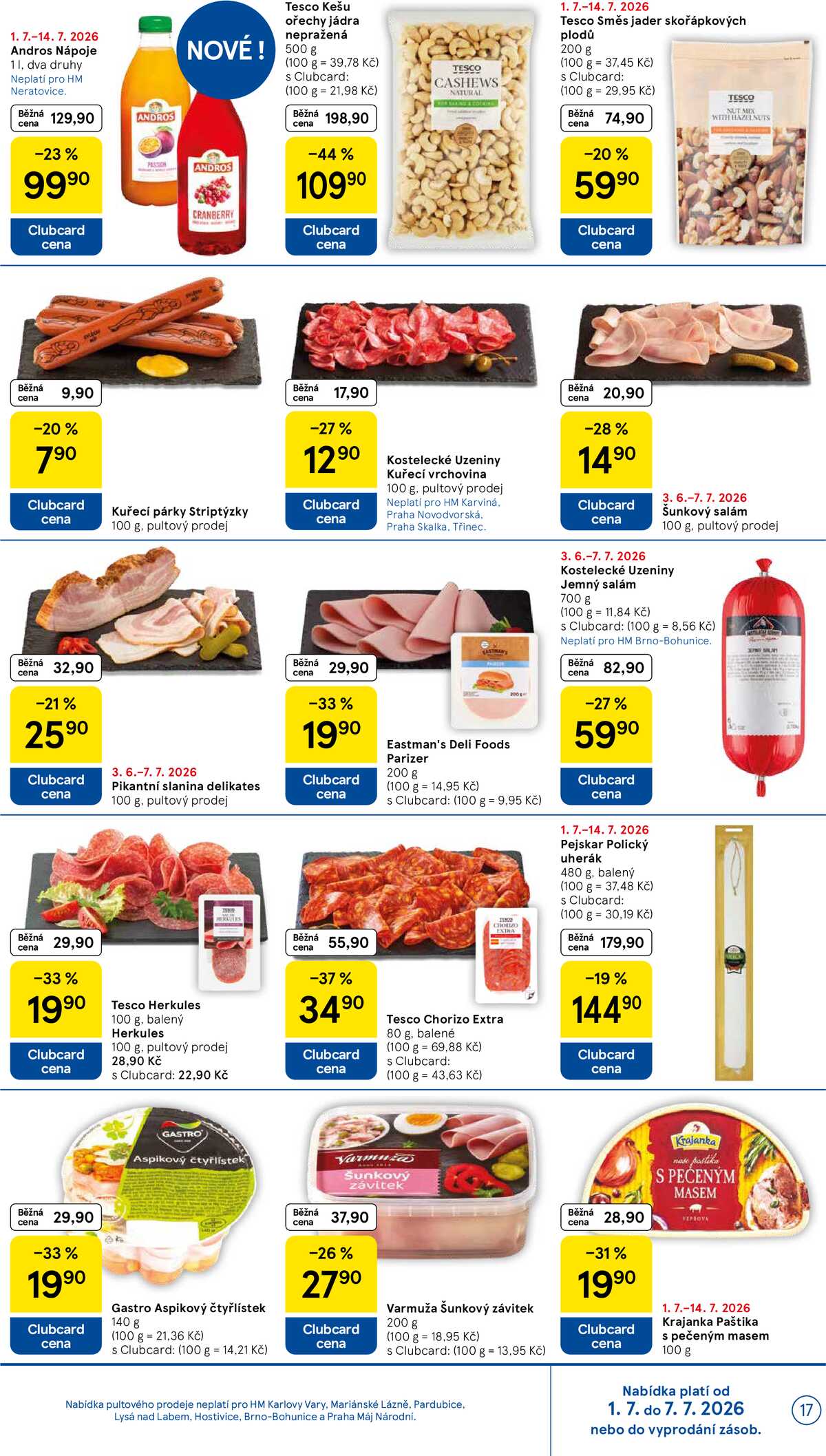 Tesco malé hypermarkety od 1.7. do 7.7.2026 strana 17