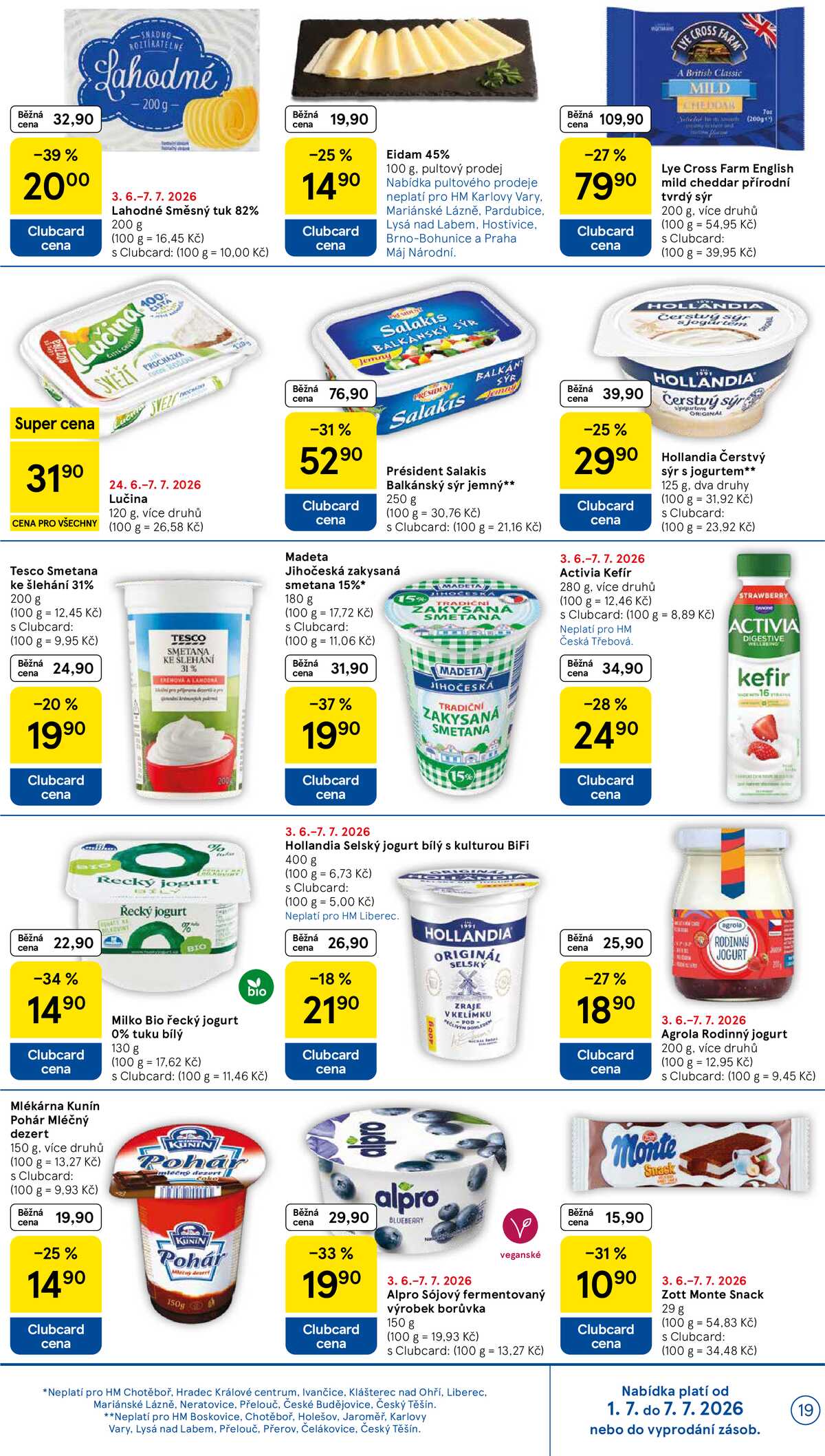 Tesco malé hypermarkety od 1.7. do 7.7.2026 strana 19
