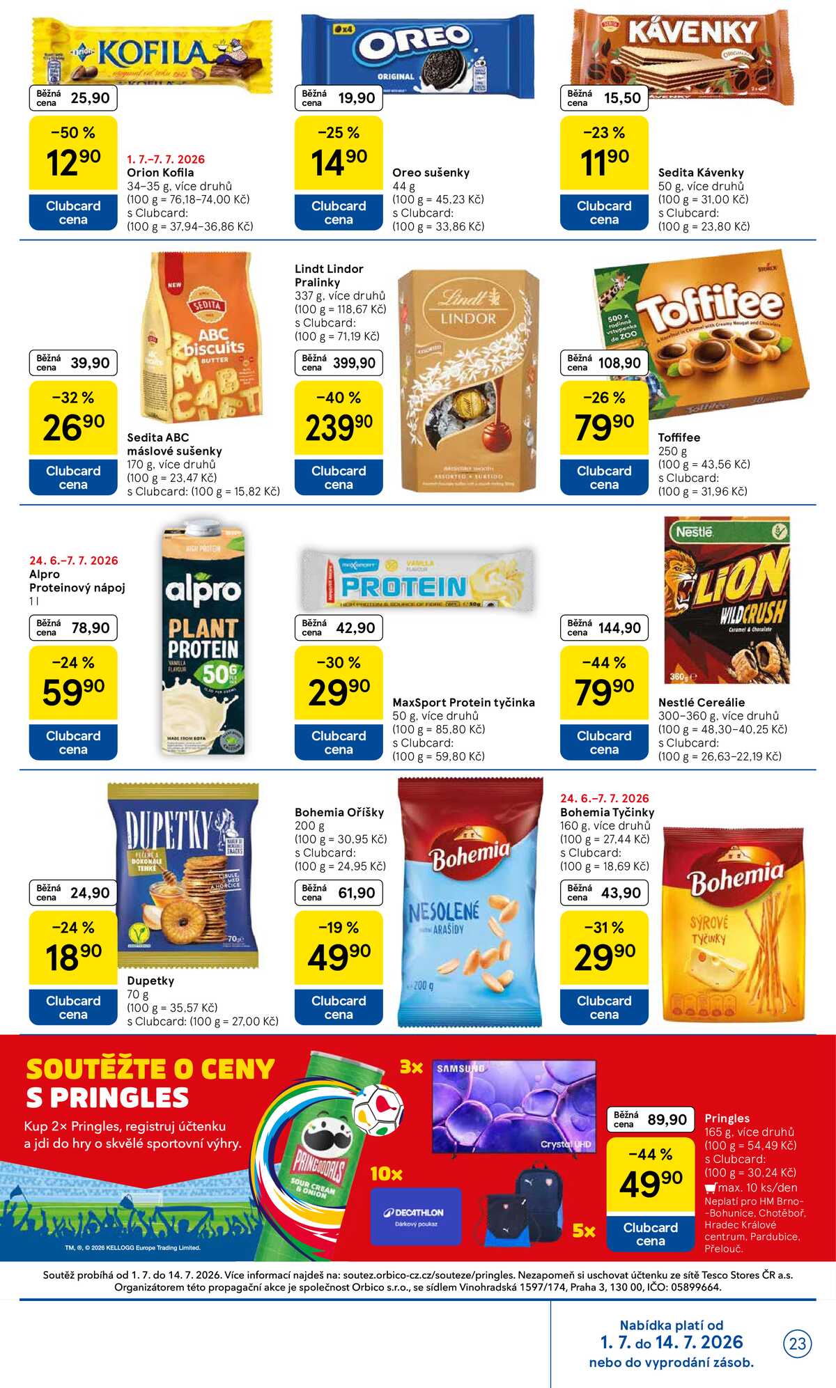 Tesco malé hypermarkety od 1.7. do 7.7.2026 strana 23