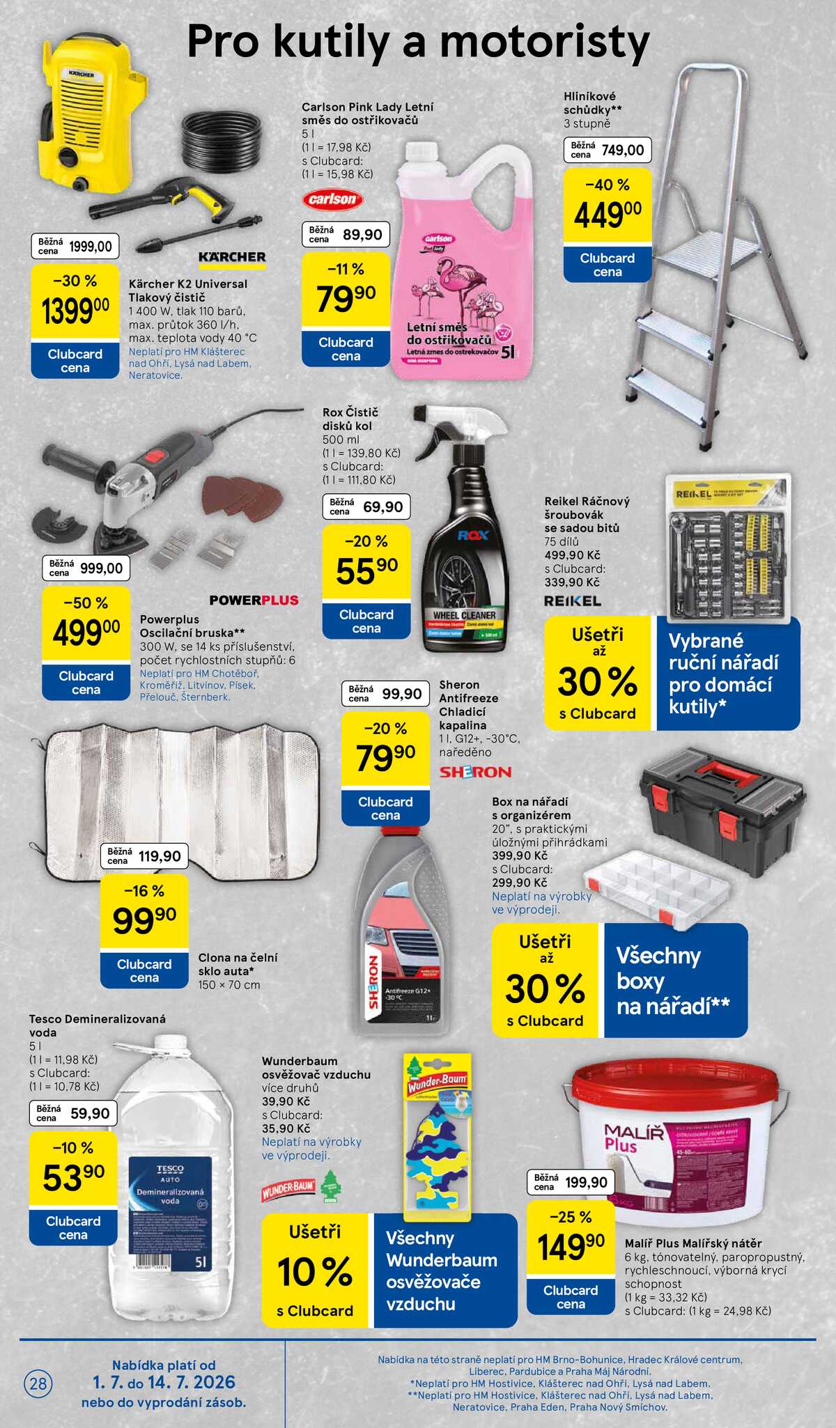 Tesco malé hypermarkety od 1.7. do 7.7.2026 strana 28