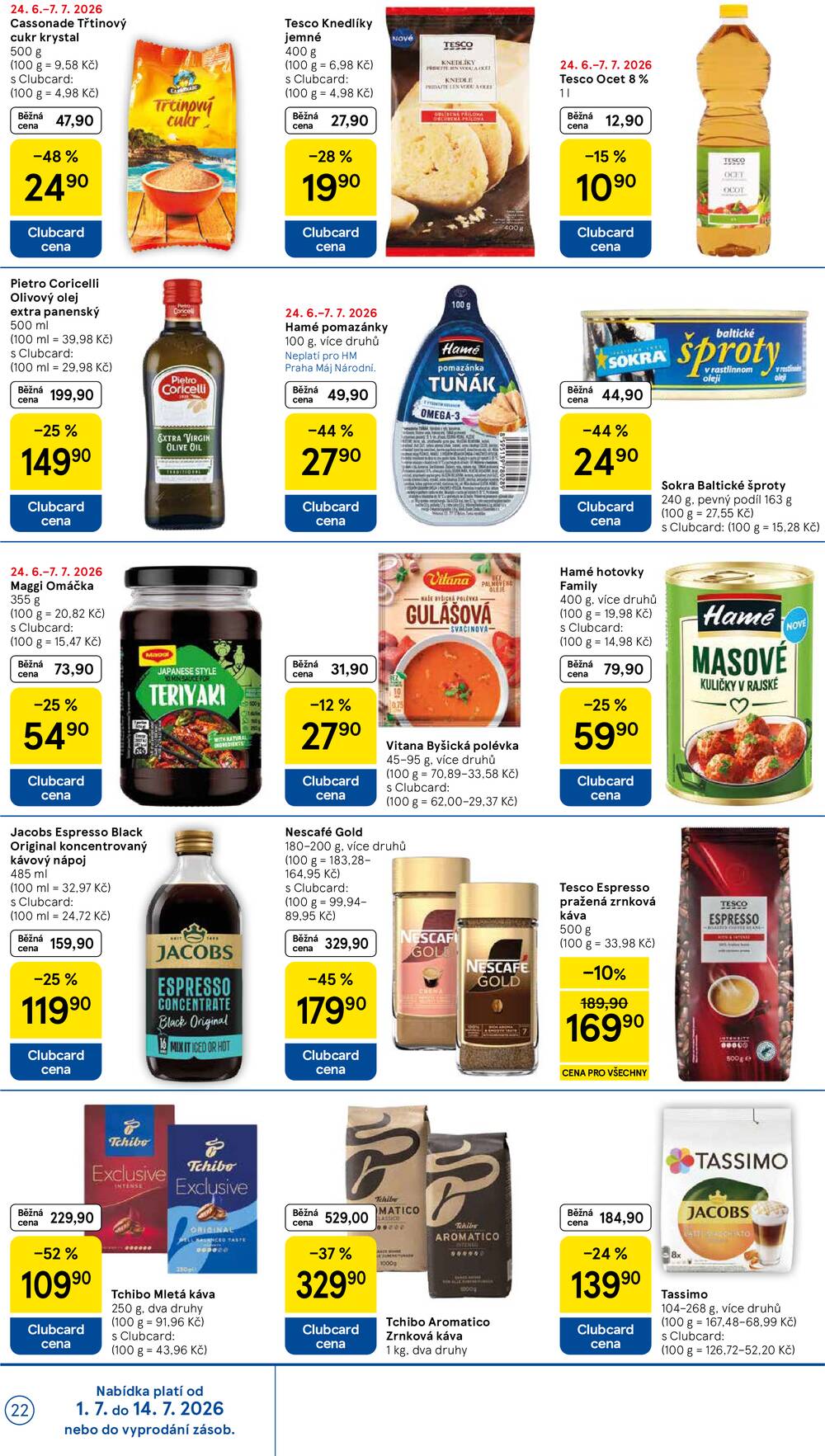 Tesco malé hypermarkety od 1.7. do 7.7.2026