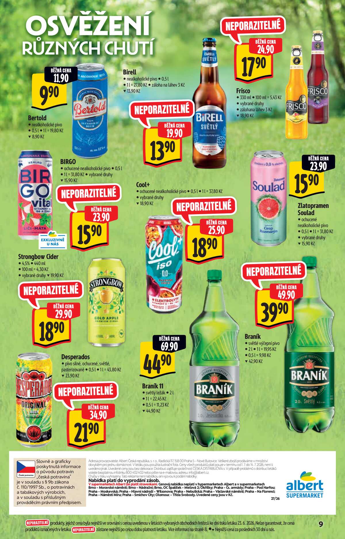 Albert  Hypermarket katalog Léto od 1.7. do 14.7.2026 strana 9
