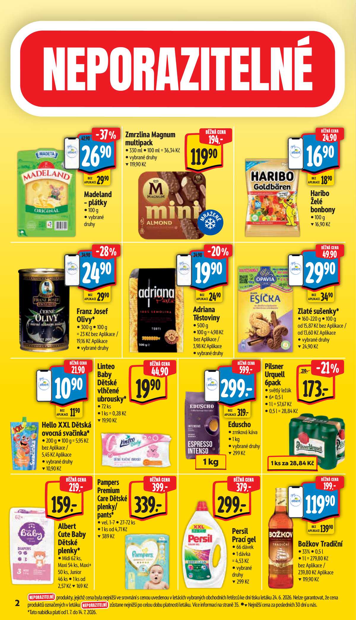 Albert  Hypermarket od 1.7. do 7.7.2026 strana 2