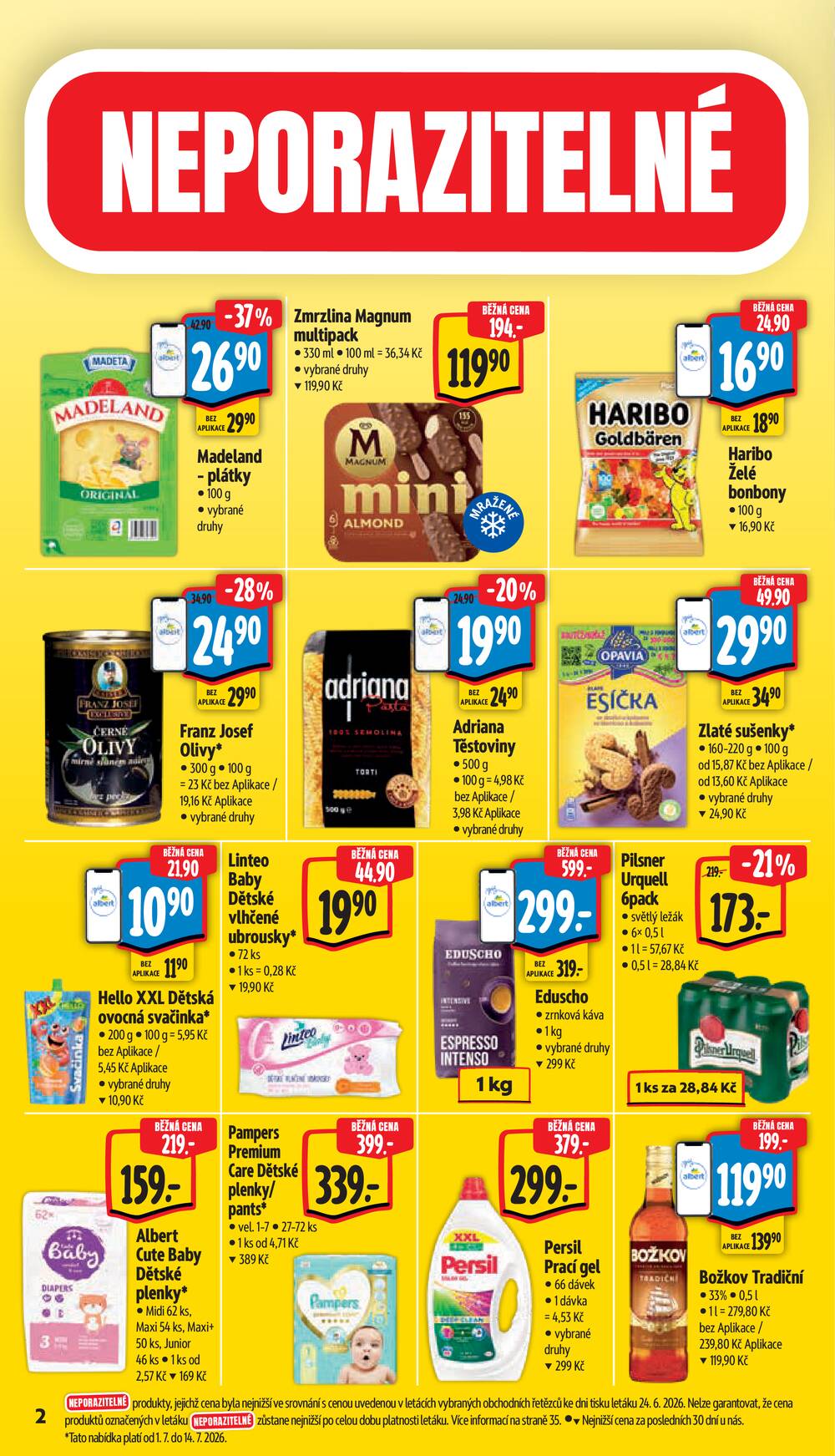 Leták Albert - Albert  Hypermarket od 1.7. do 7.7.2026 - strana 2