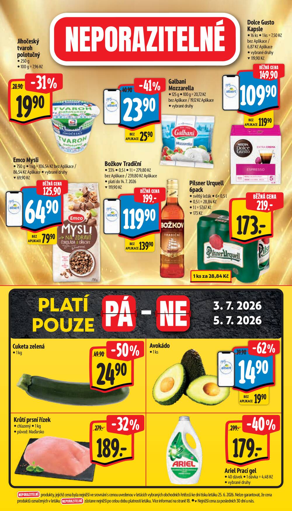 Albert Supermarket Jihomoravský od 1.7. do 7.7.2026
