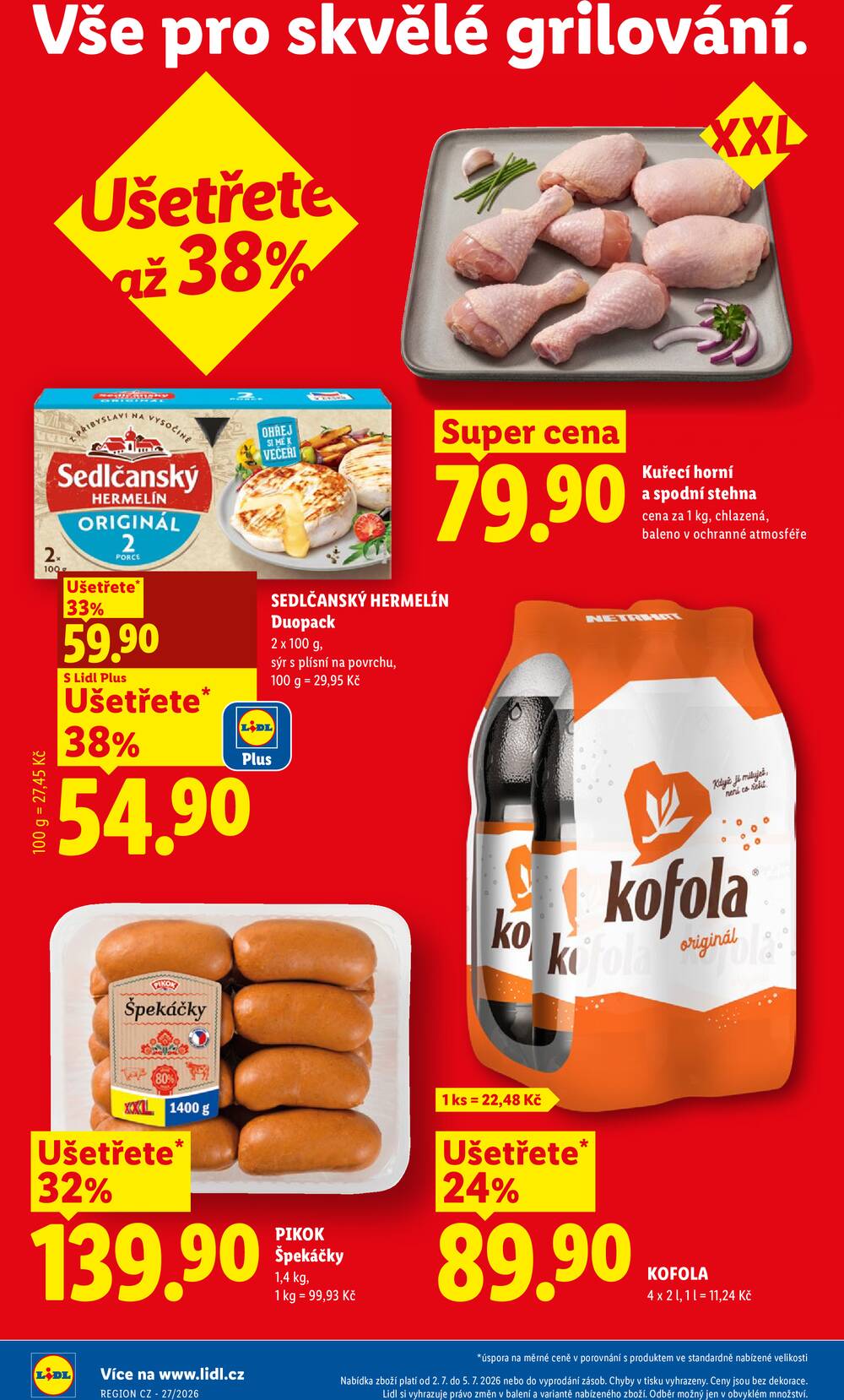 Lidl Čtvrtek od 2.7. do 5.7.2026