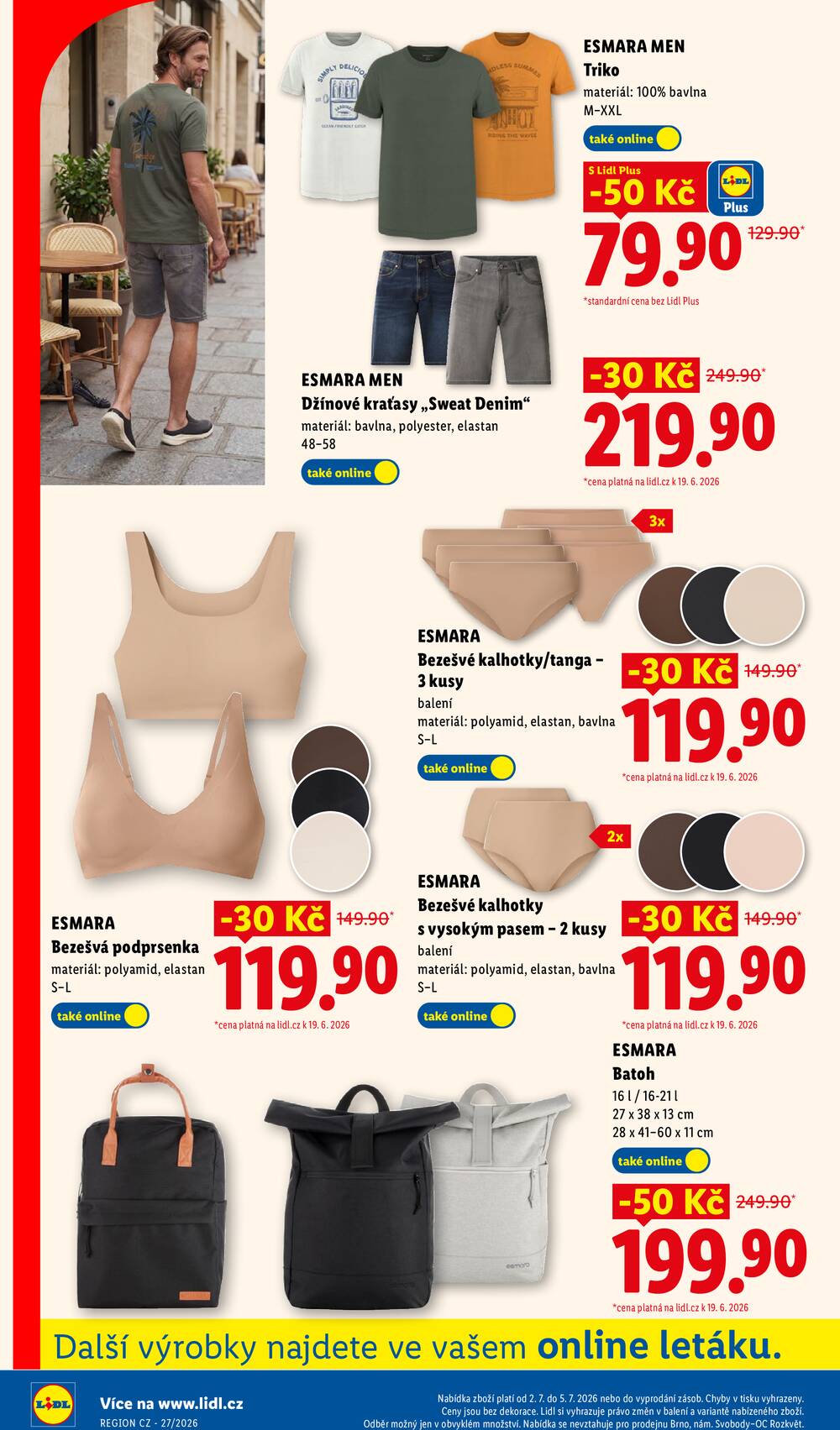 Lidl Čtvrtek od 2.7. do 5.7.2026